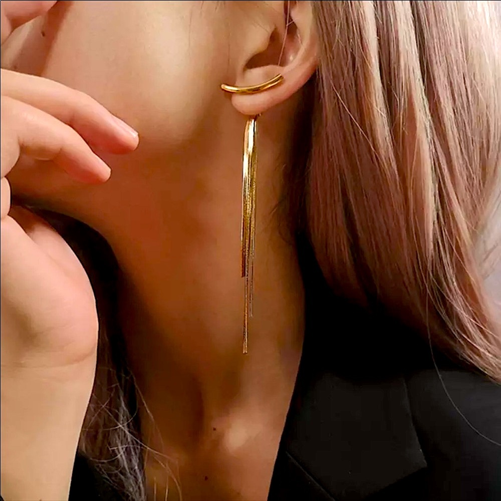 Zara T-Bar Drop Earrings